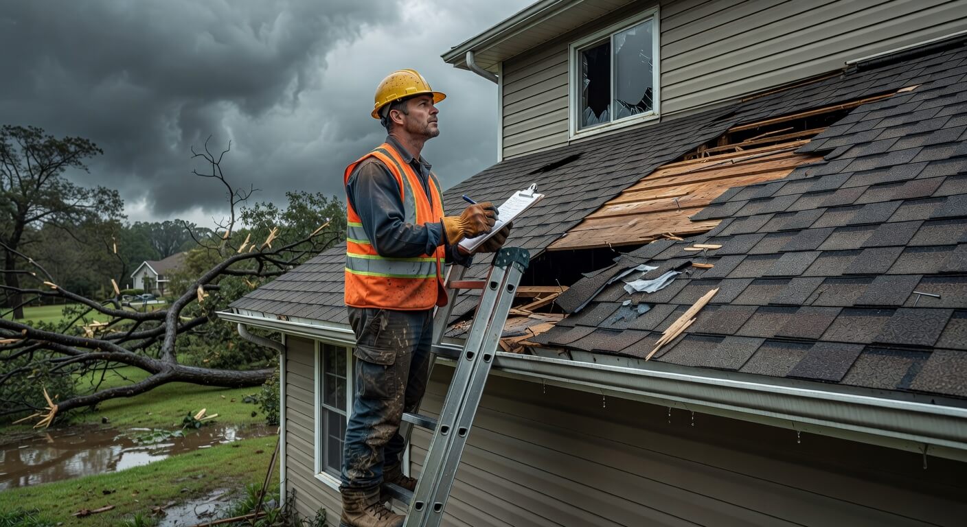 how to file an emergency roof repair claim