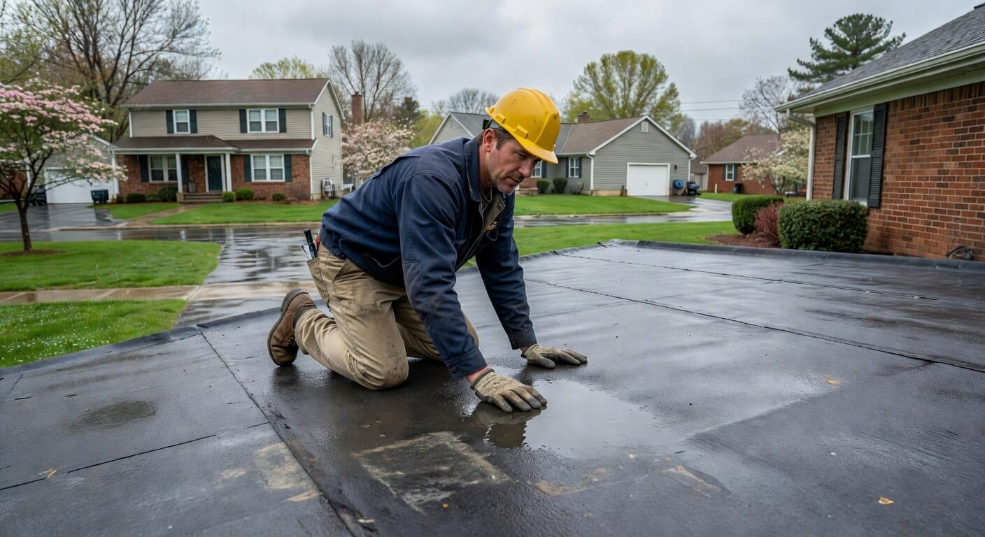 common flat roof repair issues