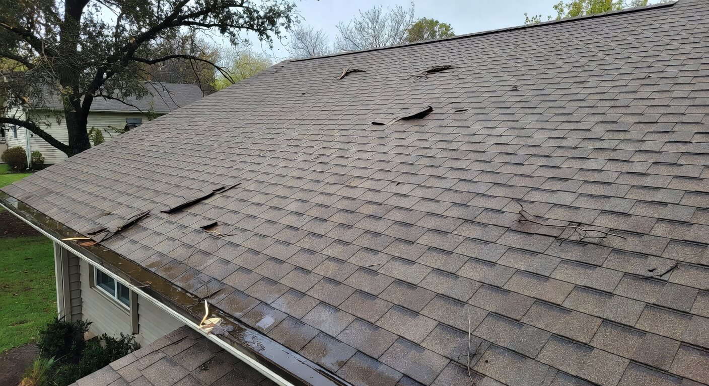 signs of hidden storm roof damage