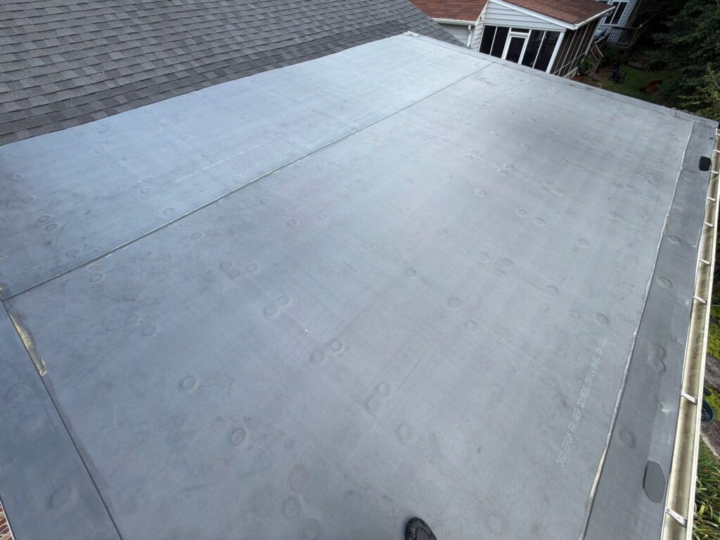 EPDM flat roof replacement